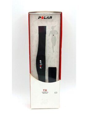 Polar T31 Heart Rate Monitor with Coded Transmitter & Chest Strap Size Med NEW